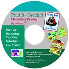 Print It Teach It Reading Digitial Download